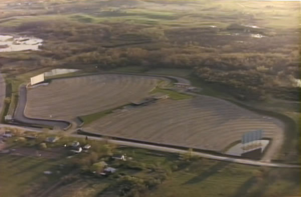 M-78 Twin/Triple Drive-In Theatre - Old Aerial From Carl Easlick